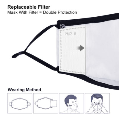 Optimist Face Cover with Two Filters Non-medical - Image 5